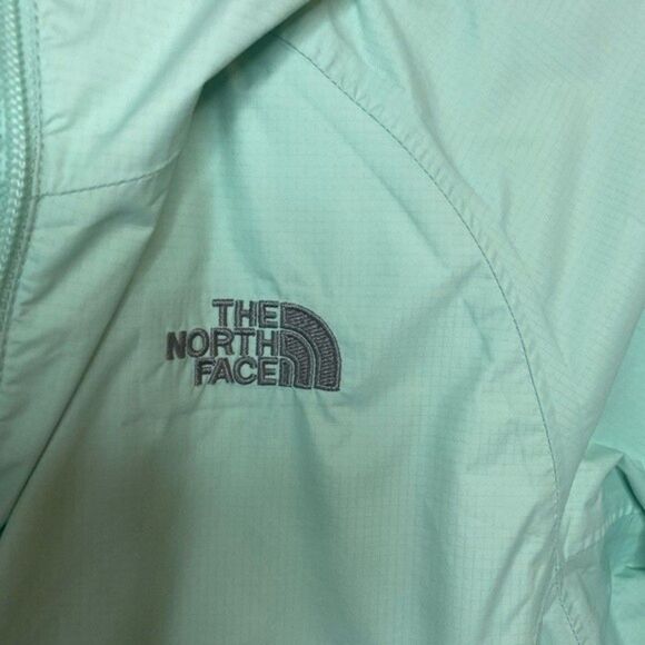 The North face Sea Foam Blue Green Hyvent Full Zip Womens Jacket Size Small - Picture 5 of 12